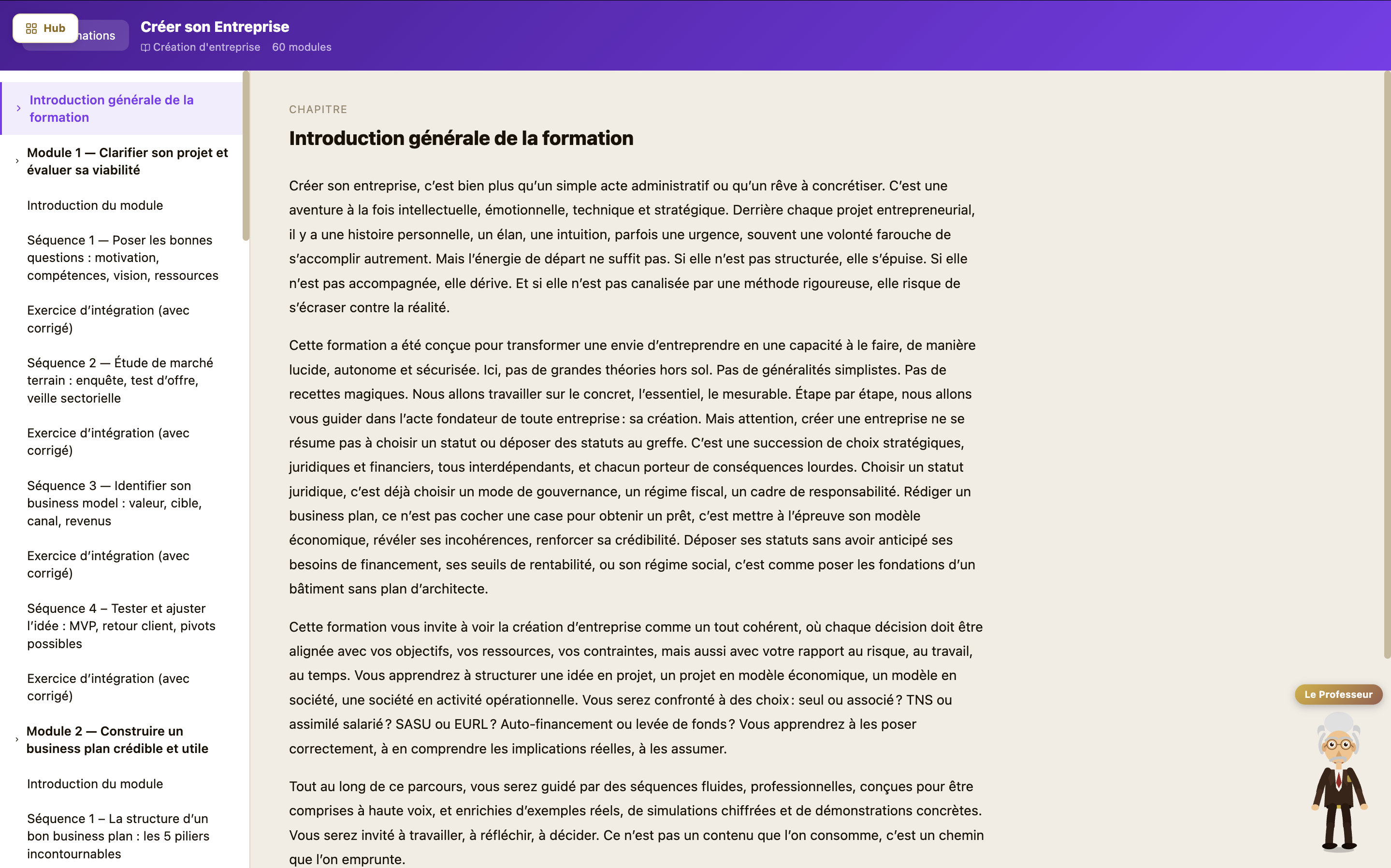 Module Academie Servolution avec contenus pedagogiques pour dirigeants